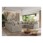 Narożnik - VERSO U 8M - uniwersalny - beżowy, struktura