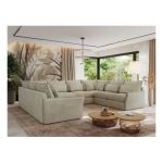 Narożnik - VERSO U 8M - uniwersalny - beżowy, welvet