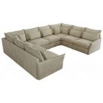 Narożnik - VERSO U 8M - uniwersalny - beżowy, welvet