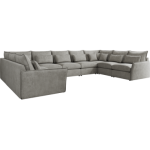 Narożnik - VERSO U 9M - uniwersalny - jasnoszary, struktura