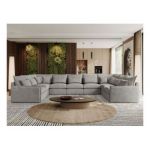 Narożnik - VERSO U 9M - uniwersalny - jasnoszary, struktura