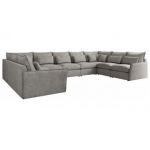 Narożnik - VERSO U 9M - uniwersalny - jasnoszary, struktura