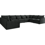 Narożnik - VERSO U 9M - uniwersalny - ciemnoszary, struktura