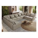 Narożnik - VERSO U 9M - uniwersalny - beżowy, struktura