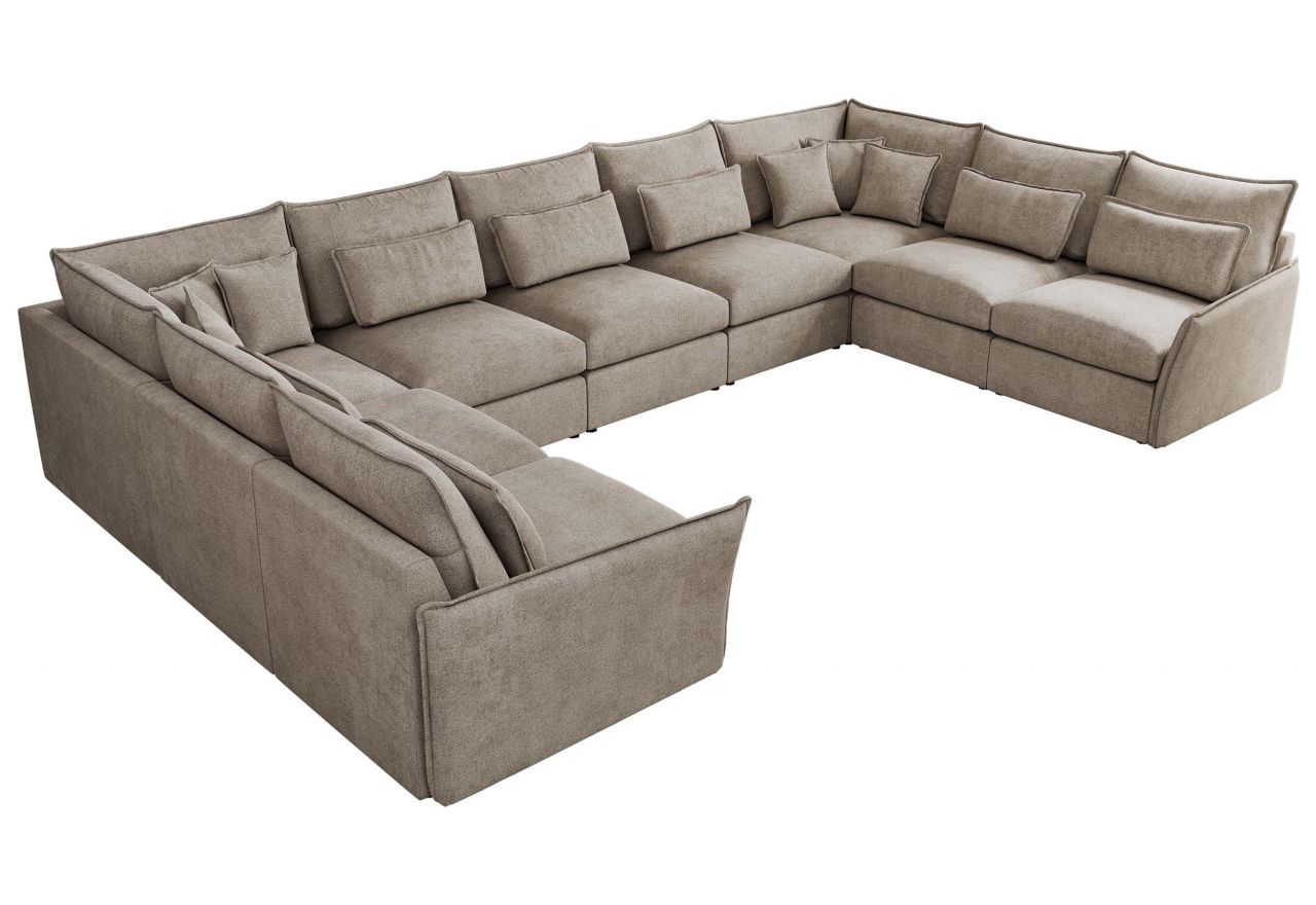 Narożnik - VERSO U 9M - uniwersalny - beżowy, struktura