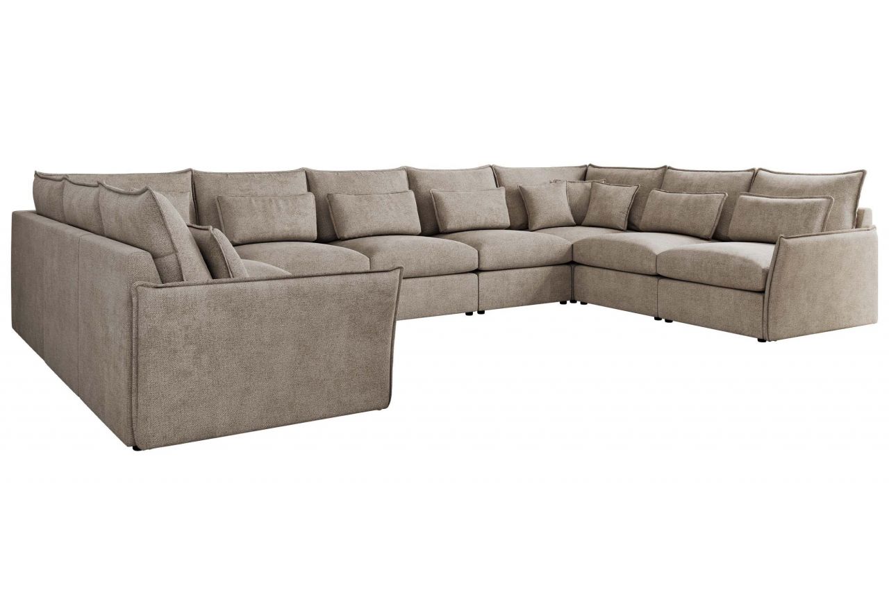 Narożnik - VERSO U 9M - uniwersalny - beżowy, struktura