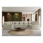 Narożnik - VERSO U 9M - uniwersalny - beżowy, welvet