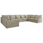 Narożnik - VERSO U 9M - uniwersalny - beżowy, welvet