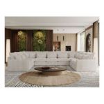 Narożnik - VERSO U 9M - uniwersalny - beżowy, sztruks