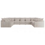 Narożnik - VERSO U 9M - uniwersalny - beżowy, sztruks