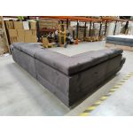 Narożnik GUSTAW L - Monolith 95 - ciemny szary - OUTLETU