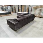 Narożnik GUSTAW L - Monolith 95 - ciemny szary - OUTLETU