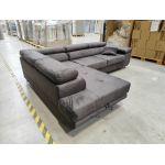 Narożnik GUSTAW L - Monolith 95 - ciemny szary - OUTLETU