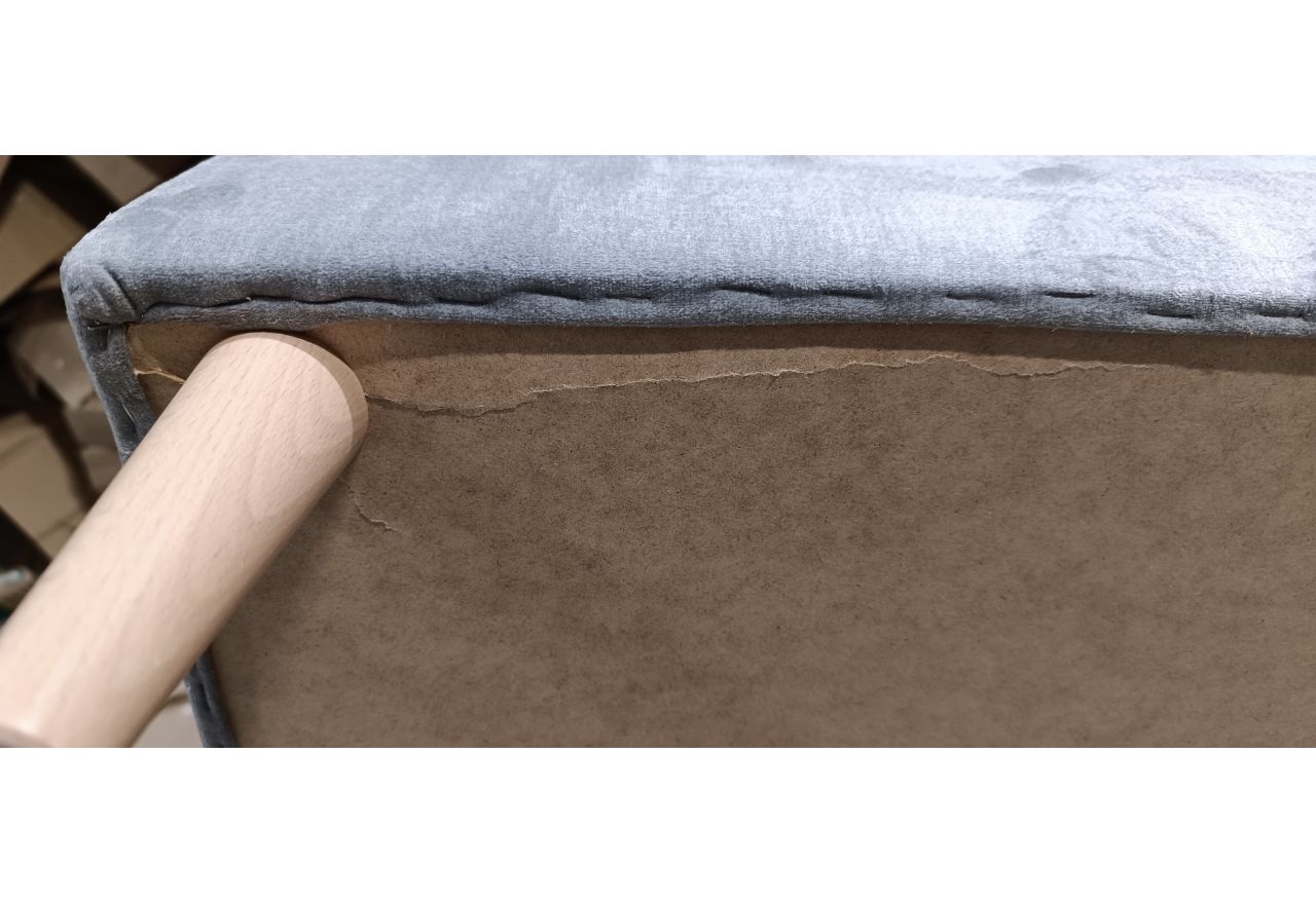 Narożnik ASTRA U - Monolith 84 - jasny szary - OUTLETU