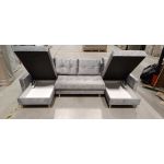 Narożnik ASTRA U - Monolith 84 - jasny szary - OUTLETU