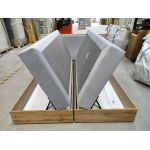 Łóżko kontynentalne ALBERO 2 180x200 - Paros 05 - szary - OUTLETU