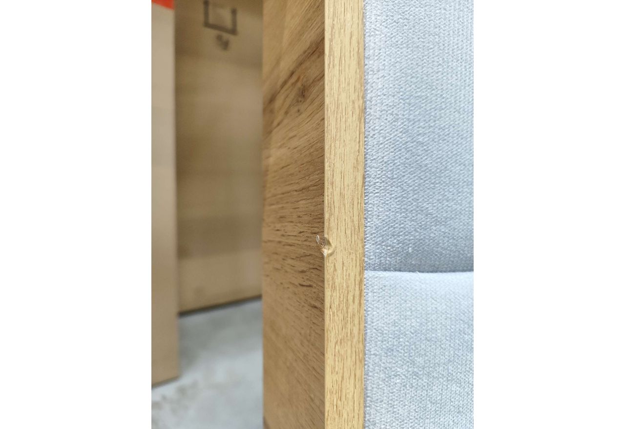 Łóżko kontynentalne ALBERO 2 180x200 - Paros 05 - szary - OUTLETU