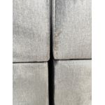 Łóżko kontynentalne CENTOS 200x200 - Monolith 84 - jasny szary - OUTLETU