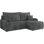 Narożnik ARPA L - strona prawa - ciemnoszary, sztruks