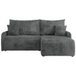 Narożnik ARPA L - strona prawa - ciemnoszary, sztruks