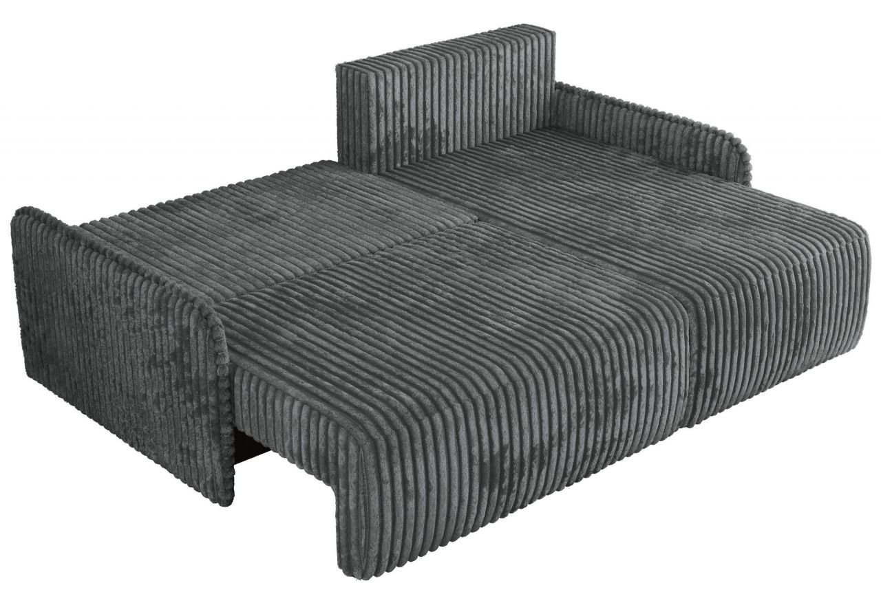 Narożnik ARPA L - strona prawa - ciemnoszary, sztruks