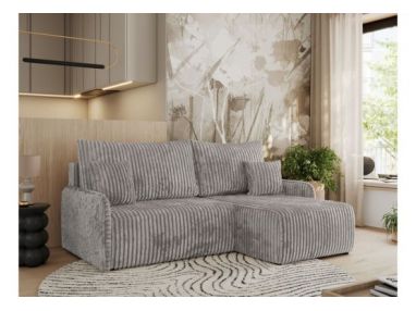 Narożnik ARPA L - strona prawa - szary, sztruks