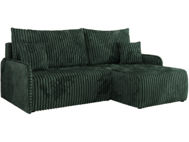 Narożnik ARPA L - strona prawa - zielony, sztruks