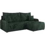 Narożnik ARPA L - strona prawa - zielony, sztruks