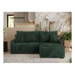 Narożnik ARPA L - strona prawa - zielony, sztruks