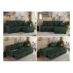 Narożnik ARPA L - strona prawa - zielony, sztruks