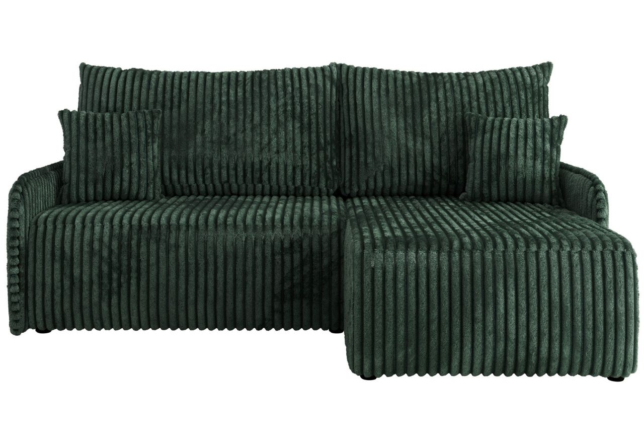 Narożnik ARPA L - strona prawa - zielony, sztruks