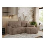 Narożnik ARPA L - strona prawa - brązowy, sztruks