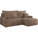 Narożnik ARPA L - strona prawa - brązowy, sztruks