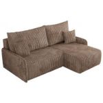 Narożnik ARPA L - strona prawa - brązowy, sztruks