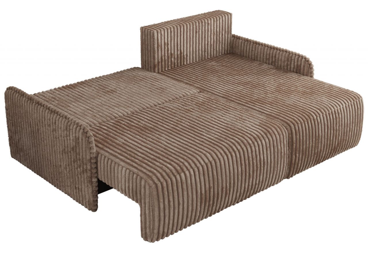 Narożnik ARPA L - strona prawa - brązowy, sztruks