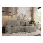 Narożnik ARPA L - strona prawa - jasnobrązowy, sztruks