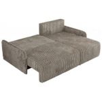 Narożnik ARPA L - strona prawa - jasnobrązowy, sztruks