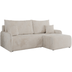 Narożnik ARPA L - strona prawa - kremowy, sztruks