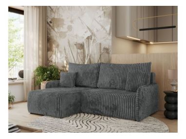 Narożnik ARPA L - strona lewa - ciemnoszary, sztruks