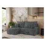 Narożnik ARPA L - strona lewa - ciemnoszary, sztruks