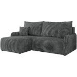 Narożnik ARPA L - strona lewa - ciemnoszary, sztruks