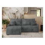 Narożnik ARPA L - strona lewa - ciemnoszary, sztruks