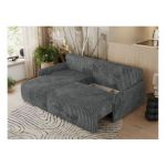 Narożnik ARPA L - strona lewa - ciemnoszary, sztruks