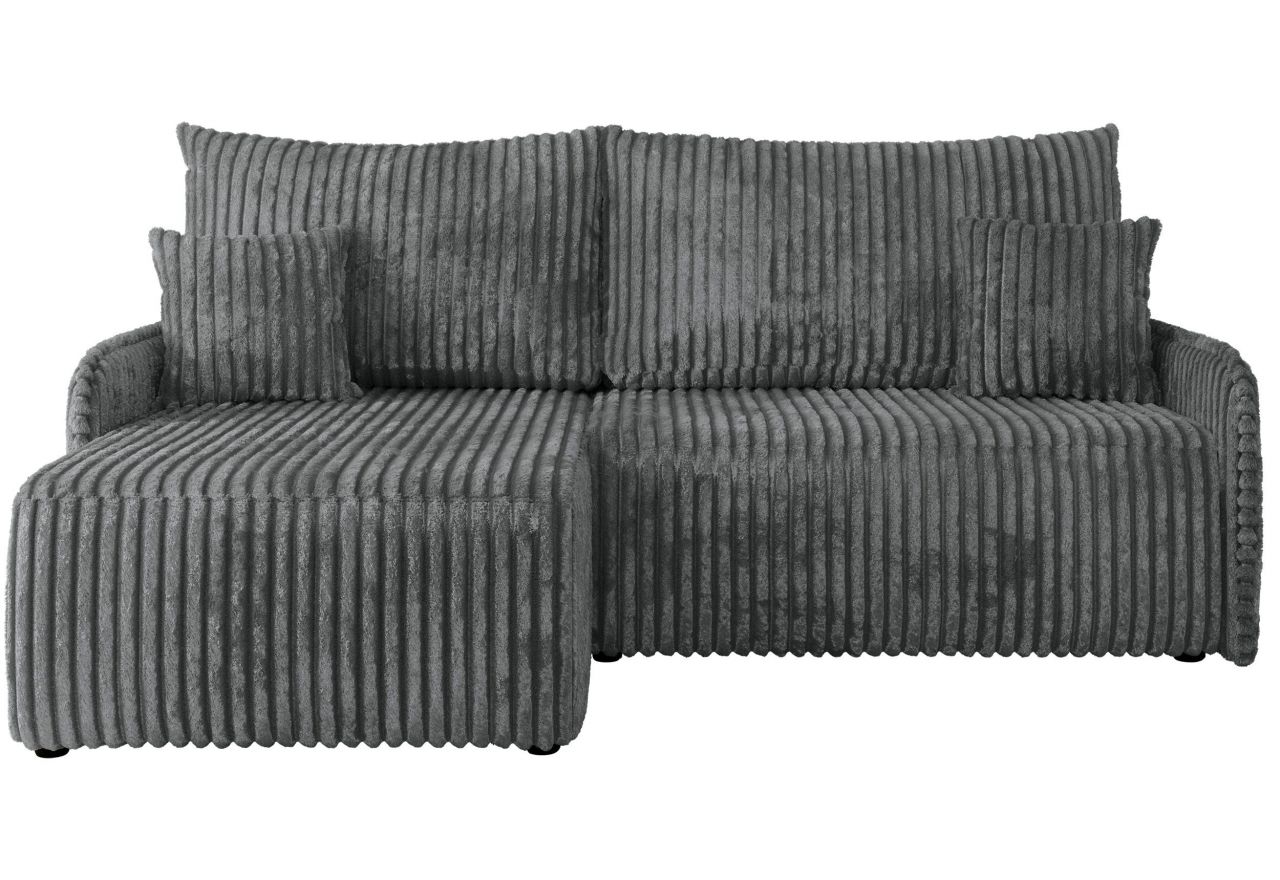 Narożnik ARPA L - strona lewa - ciemnoszary, sztruks