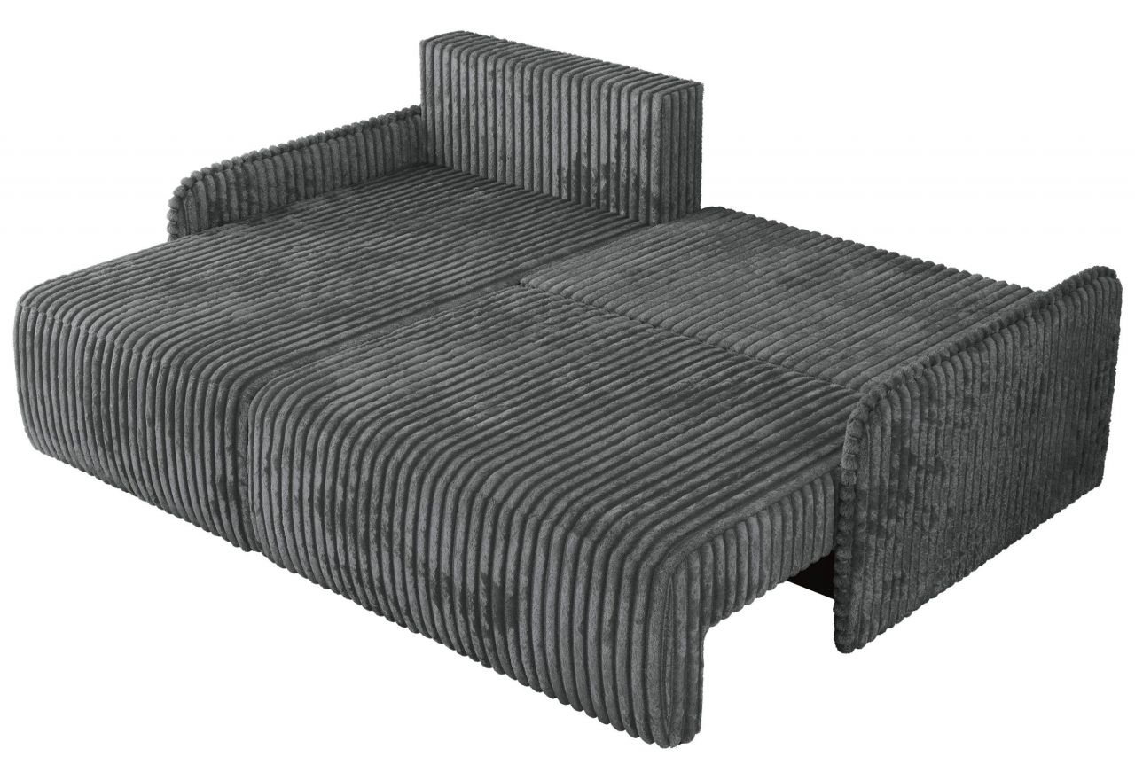 Narożnik ARPA L - strona lewa - ciemnoszary, sztruks