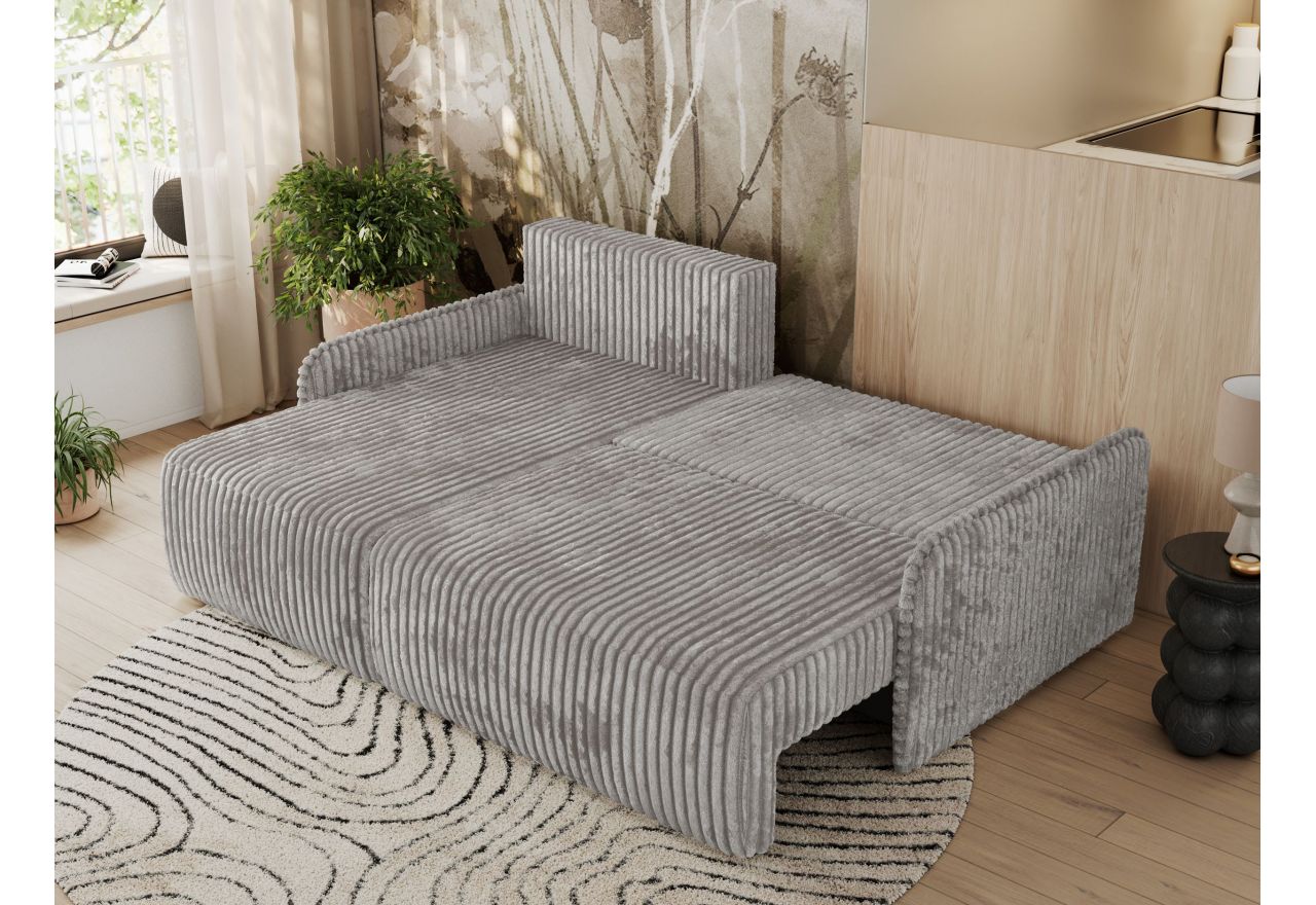 Narożnik ARPA L - strona lewa - szary, sztruks