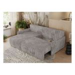 Narożnik ARPA L - strona lewa - szary, sztruks