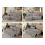 Narożnik ARPA L - strona lewa - szary, sztruks