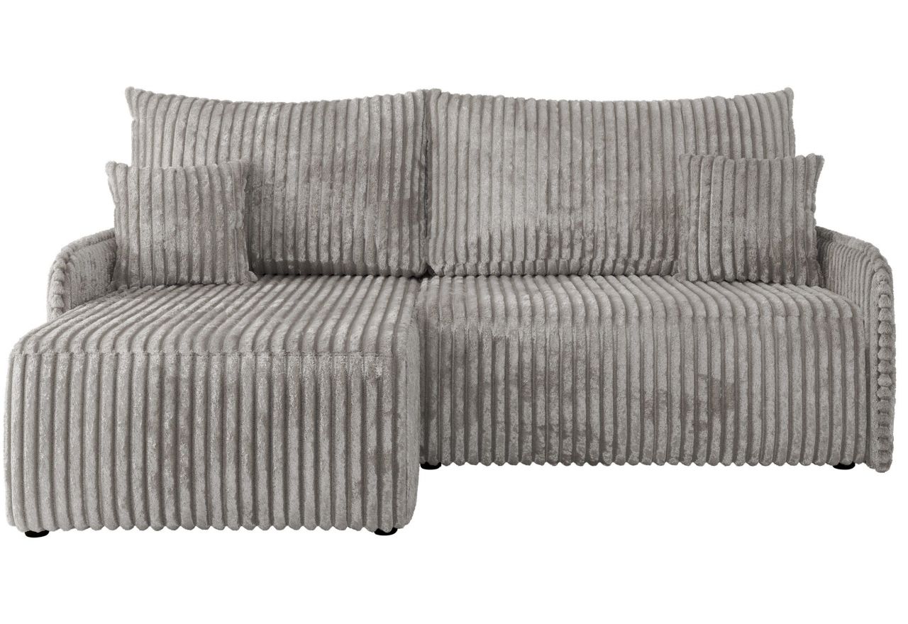 Narożnik ARPA L - strona lewa - szary, sztruks