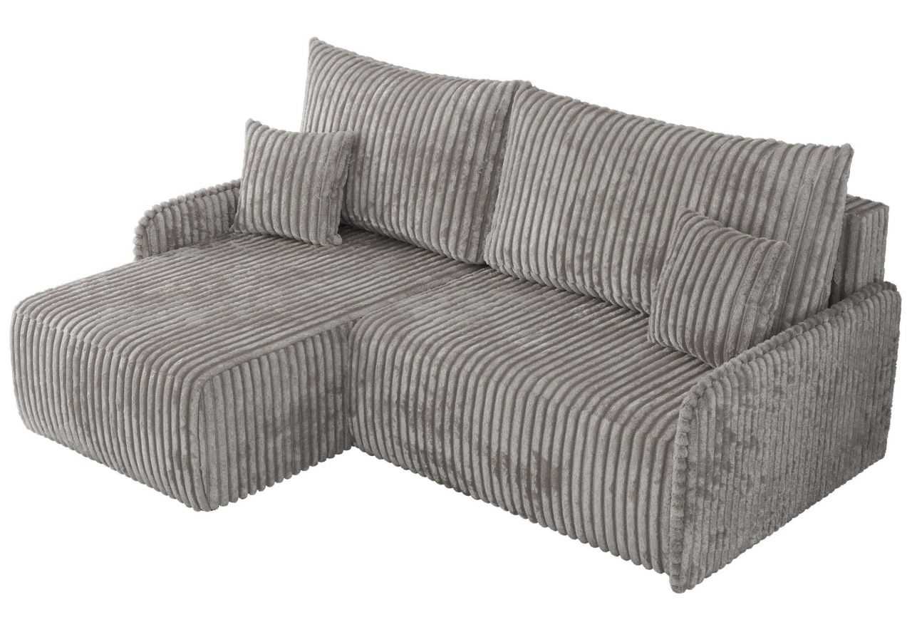 Narożnik ARPA L - strona lewa - szary, sztruks